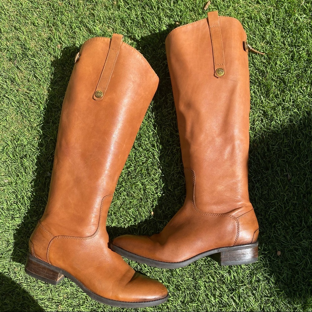 Sam Edelman Penny Tall Back Zip Riding Boots Sz 9
